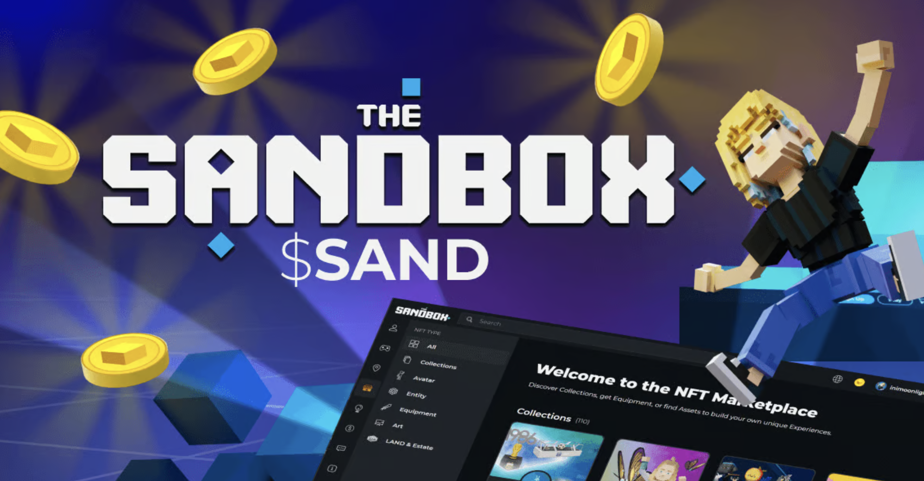 The Sandbox ร่วมมือกับ Sand Soft
